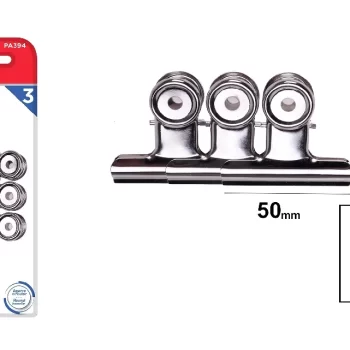 PA394 clipsuri hartie inox 50 mm 3/set