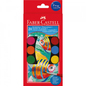 Acuarele 21 culori Faber-Castell