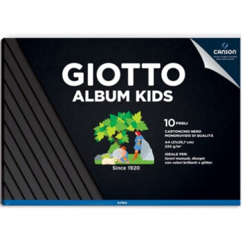 Bloc de desen negru by Canson A4 220gr Giotto-10 coli