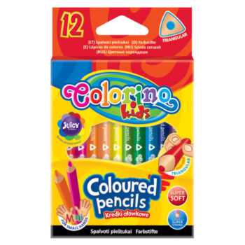 Creioane colorate 12 culori Mini Colorino