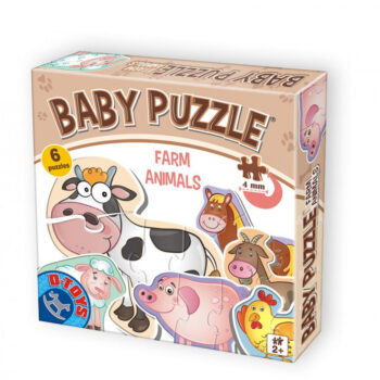 Puzzle baby farm animals