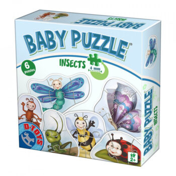 Puzzle baby insects