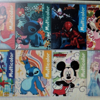 Carte colorat multicolor Disney