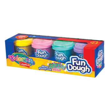 Plastelina fun dough 4 cul. neon/glitter Colorino