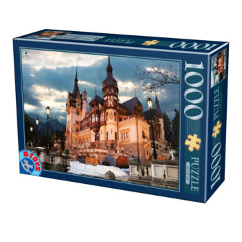 Puzzle 1000 Castelul Peles noaptea