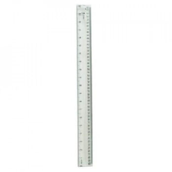 Rigla 50cm transparenta