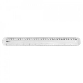 Rigla transparenta 30cm Deli