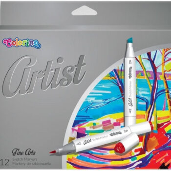Set marker artist 12/set neon/pastel Colorino