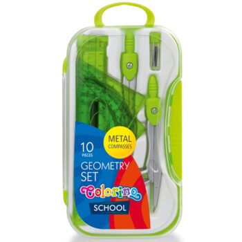 Trusa geometrie 10 pcs Colorino