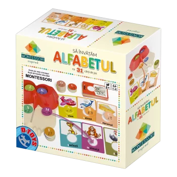 Să învățăm alfabetul – Joc educativ Montessori