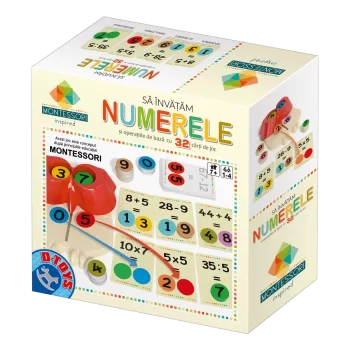 Să învățăm numere – Joc educativ Montessori