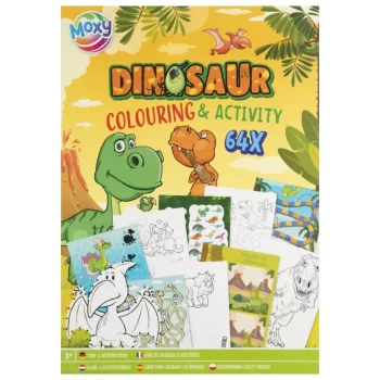 CARTE COLORAT A4-ACTIVITATI-DINO 64 PAG