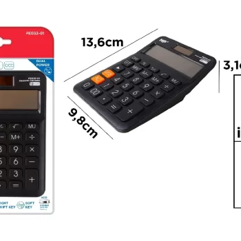 PE032-01 CALCULATOR 12 DG