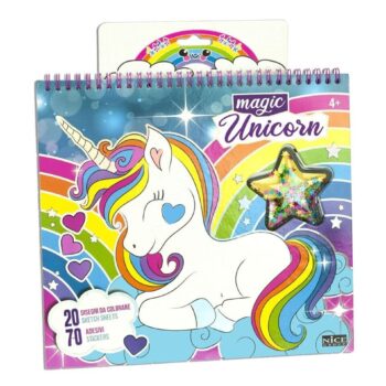 02590 BOOK MAGIC UNICORN