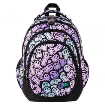 Rucsac ergonomic Crazy Faces 4 fermoare