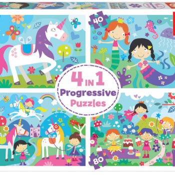 18905 4 in 1 Puzzle progresiv Fantezie