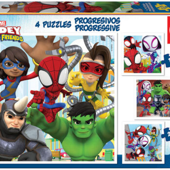 19295 Puzzle progresiv Spidey&friends