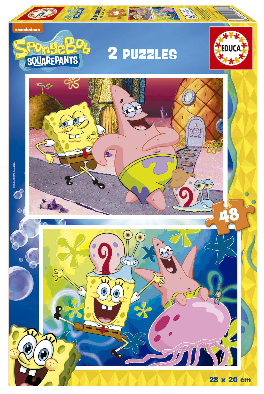 19388 2x48 BOB ESPONJA PACK