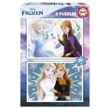 19736 Puzzle 2x20 piese Frozen