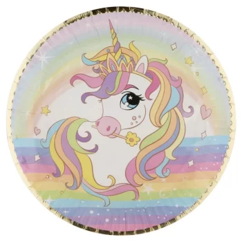 750002 Farfurii party - unicorn