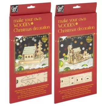 CR8040 Xmas decoratiune din lemn