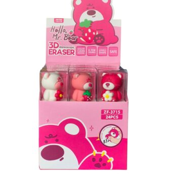 RADIERA "PINK BEAR" 3D 24/DISPLAY