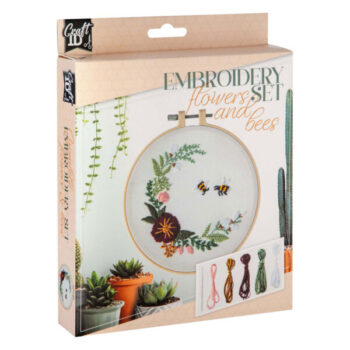 CR1734 Set broderie flori si albine