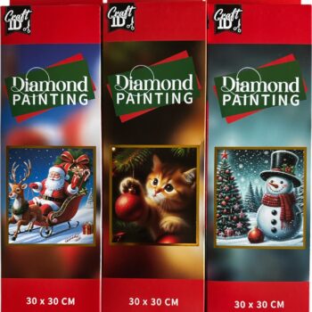 CR8011 Diamond painting 30*30 cm Craciun