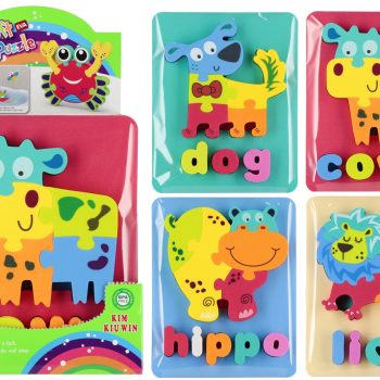 545663 Puzzle burete cu animale
