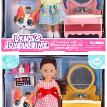 598036 Papusa 12 cm cu accesorii
